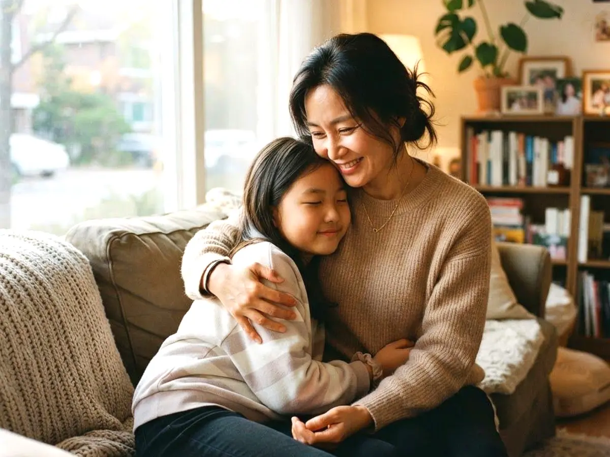 A parent's quiet concern for their child's growth, the moment before deciding to seek clarity.